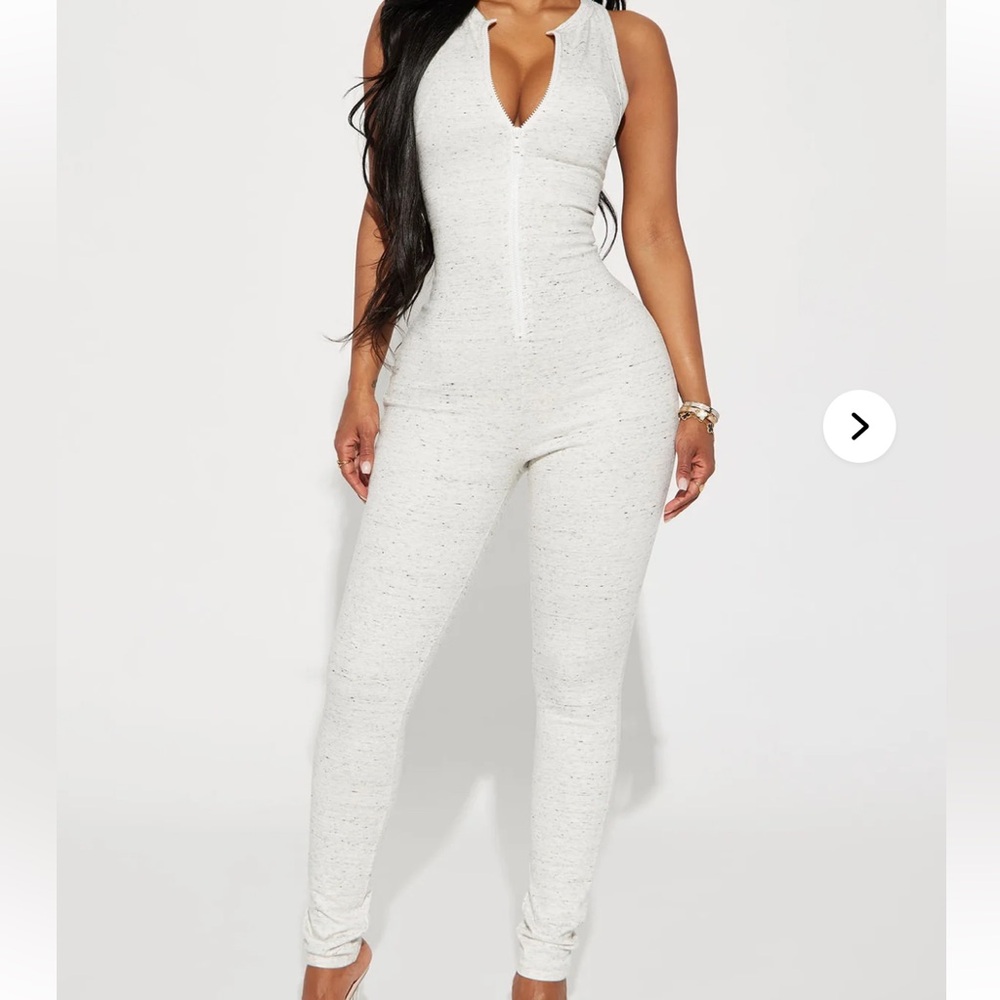 Fashion nova Hayley jumpsuit cotton soft sz xs nwt